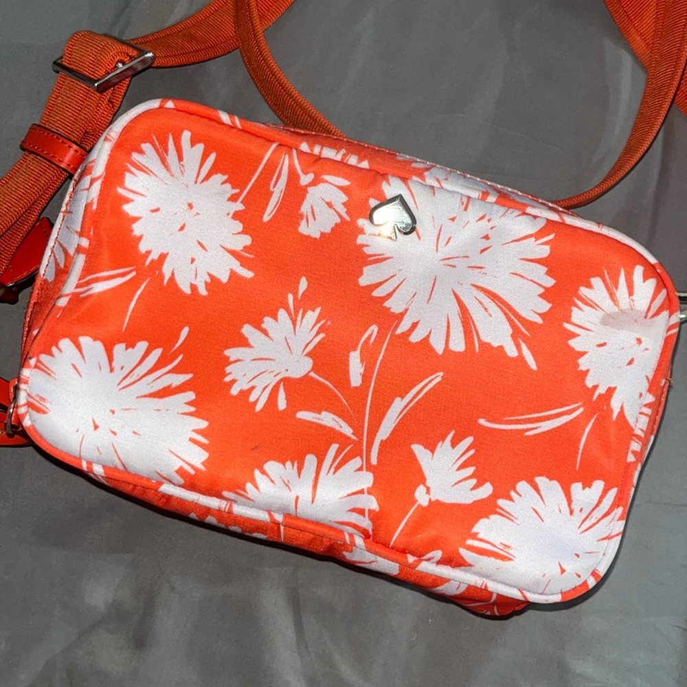 Kate spade orange crossbody purse